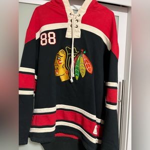 Chicago Blackhawks old school jersey